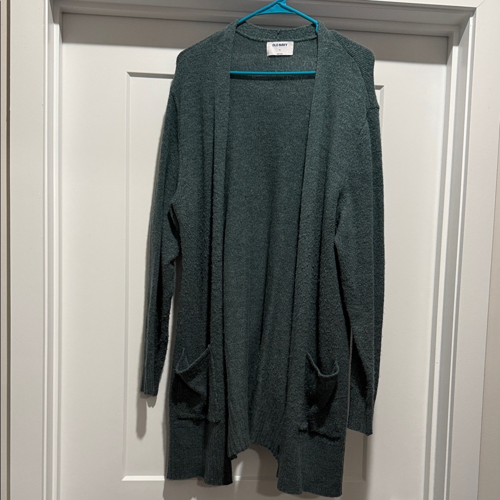 Old Navy Open-Front Cardigan - Forest Green
